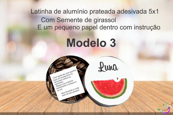 Latinha Semente Girassol