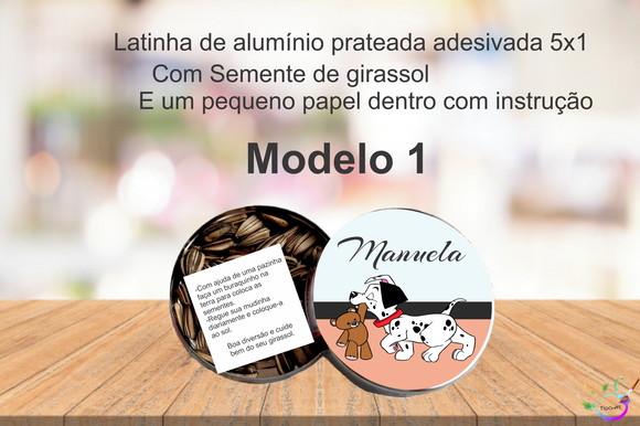 Latinha Semente Girassol-101 Dalmatas