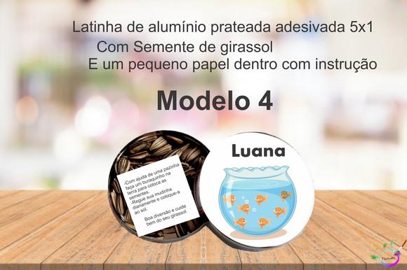 Latinha Semente Girassol-aquário
