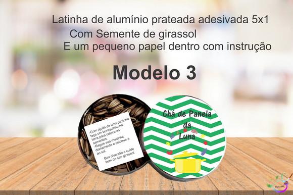 Latinha Semente Girassol-chá de Cozinha/panela