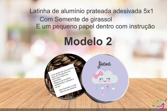 Latinha Semente Girassol-chuva de Amor