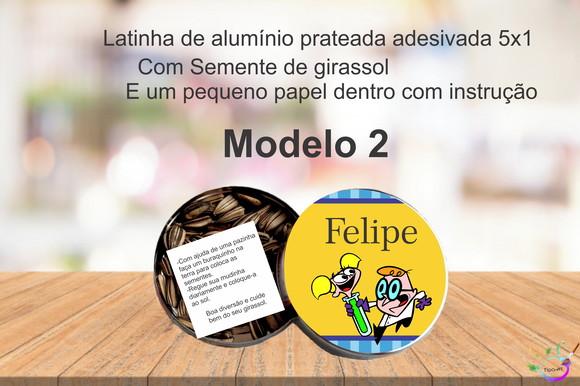 Latinha Semente Girassol-dexter