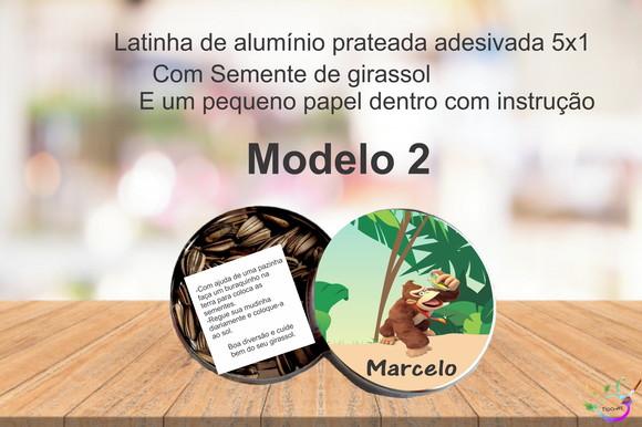 Latinha Semente Girassol-donkey Kong