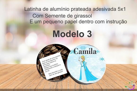 Latinha Semente Girassol-frozen