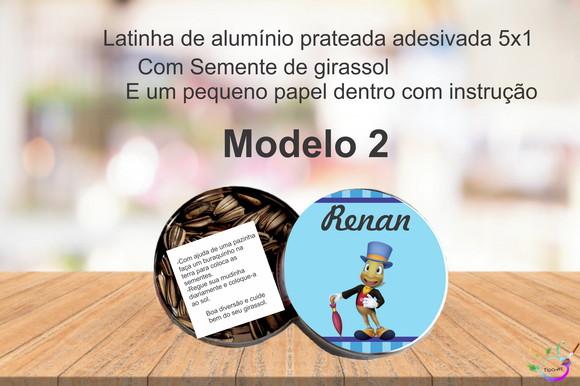 Latinha Semente Girassol-grilo Falante