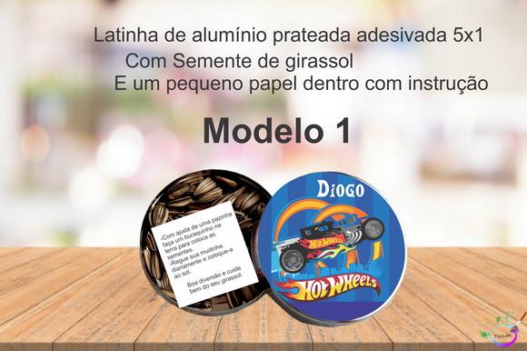Latinha Semente Girassol-hot Whells