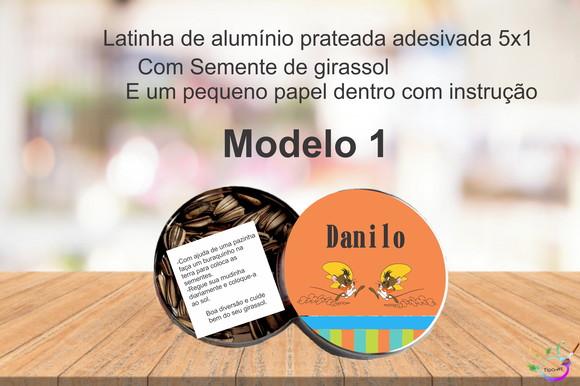 Latinha Semente Girassol-ligeirinho