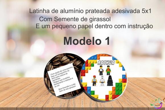 Latinha Semente Girassol-lego