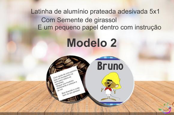 Latinha Semente Girassol-ligeirinho