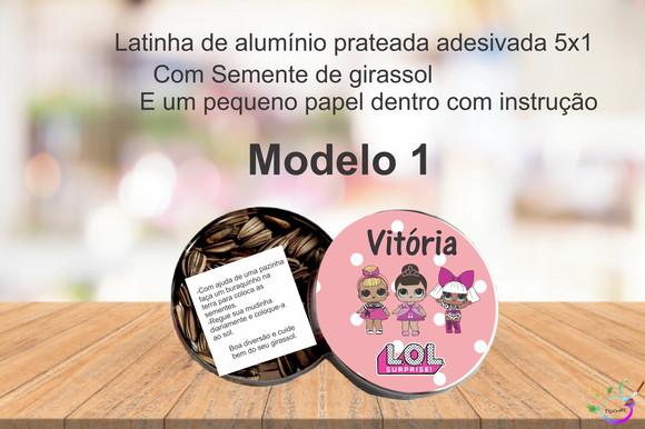 Latinha Semente Girassol-lol