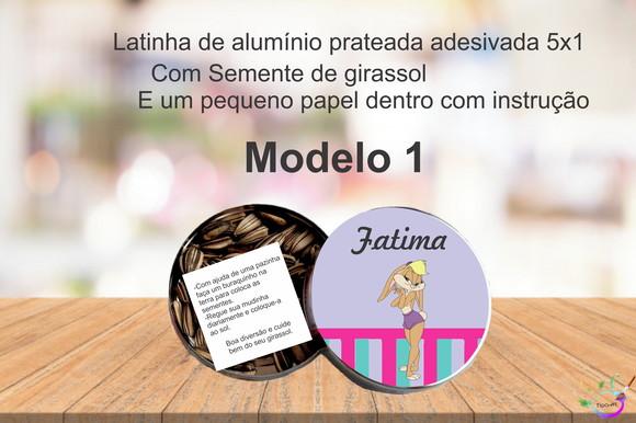 Latinha Semente Girassol-lola
