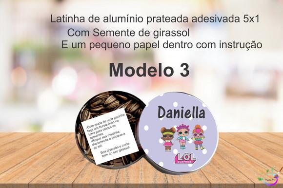 Latinha Semente Girassol-lol