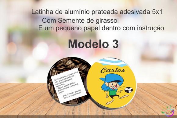 Latinha Semente Girassol-ligeirinho