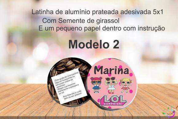 Latinha Semente Girassol-lol