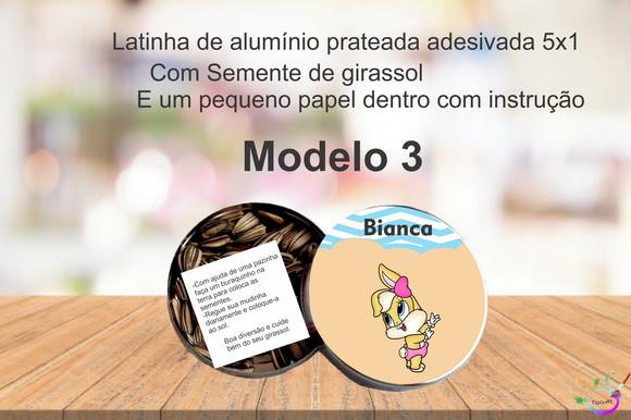 Latinha Semente Girassol-lola