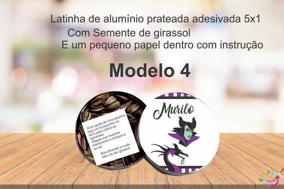 Latinha Semente Girassol-malévola