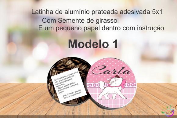 Latinha Semente Girassol-marie
