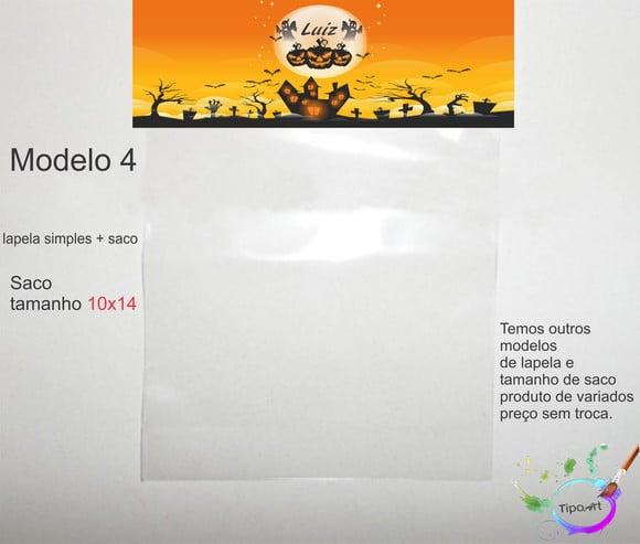 Lapela(simples) e Saco 10x14-halloween#1