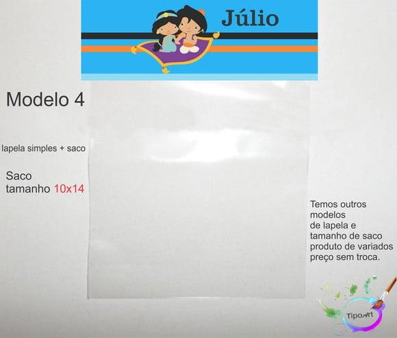 Lapela(simples) e Saco 10x14-jasmine
