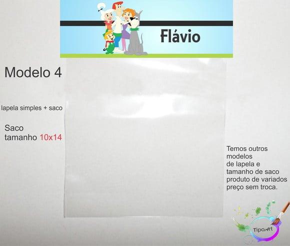 Lapela(simples) e Saco 10x14-jetsons