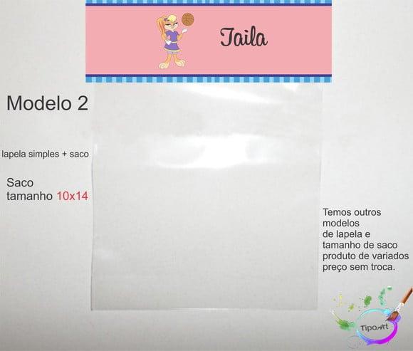 Lapela(simples) e Saco 10x14-lola