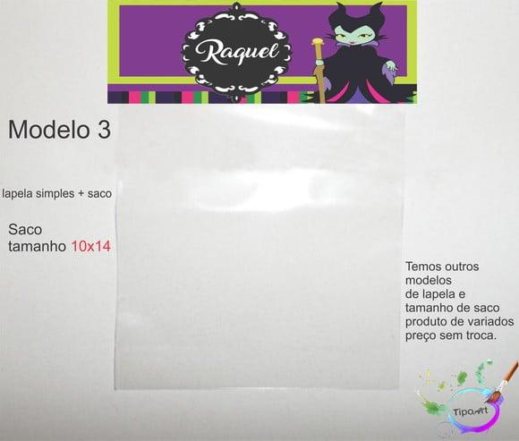 Lapela(simples) e Saco 10x14-malevola