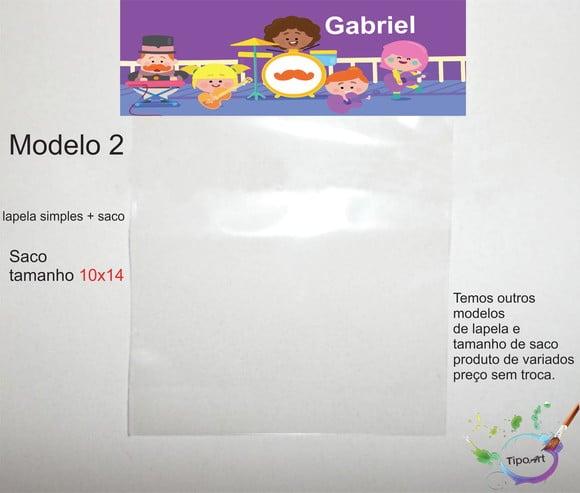 Lapela(simples) e Saco 10x14-radio Bita