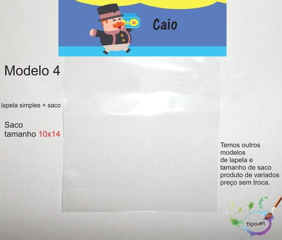 Lapela(simples) e Saco 10x14-radio Bita