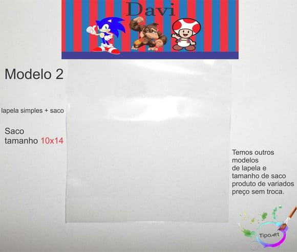 Lapela(simples) e Saco 10x14-sonic
