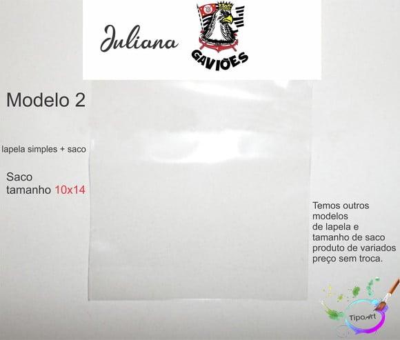 Lapela(simples) e Saco 10x14-timão