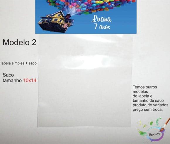 Lapela(simples) e Saco 10x14-up Altas Aventuras