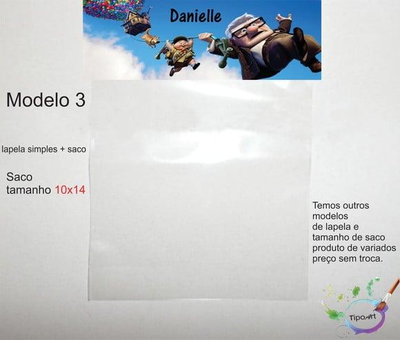 Lapela(simples) e Saco 10x14-up Altas Aventuras
