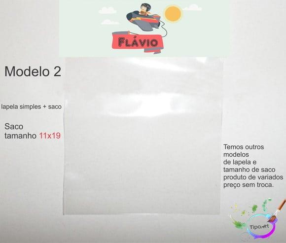 Lapela(simples) e Saco 11x19-aviador