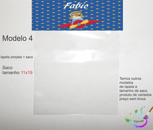 Lapela(simples) e Saco 11x19-aviador