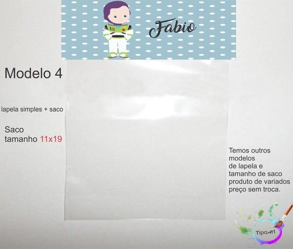 Lapela(simples) e Saco 11x19-buzz Lightyear