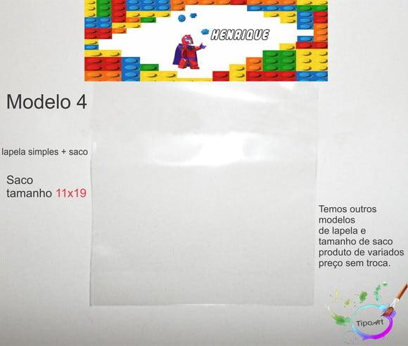 Lapela(simples) e Saco 11x19-lego