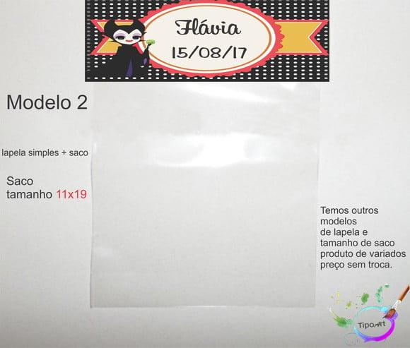 Lapela(simples) e Saco 11x19-malevola