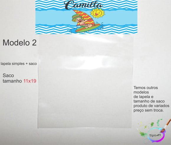 Lapela(simples) e Saco 11x19-patatí Patatá