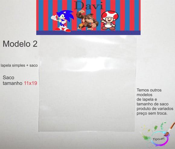 Lapela(simples) e Saco 11x19-sonic