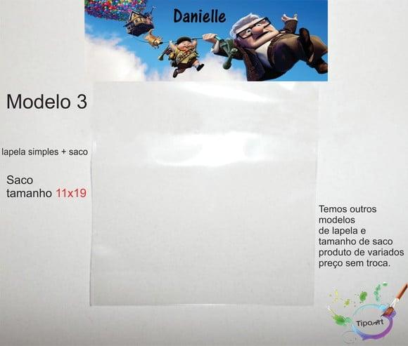 Lapela(simples) e Saco 11x19-up Altas Aventuras