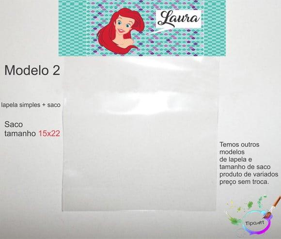 Lapela(simples) e Saco 15x22-ariel