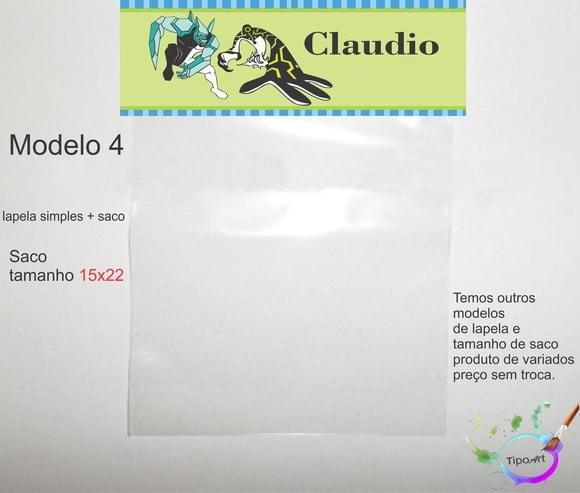 Lapela(simples) e Saco 15x22-ben 10