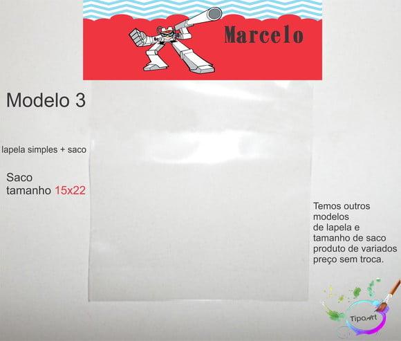 Lapela(simples) e Saco 15x22-dexter