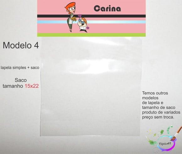 Lapela(simples) e Saco 15x22-dexter