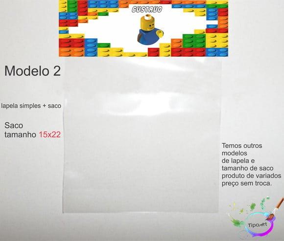 Lapela(simples) e Saco 15x22-lego