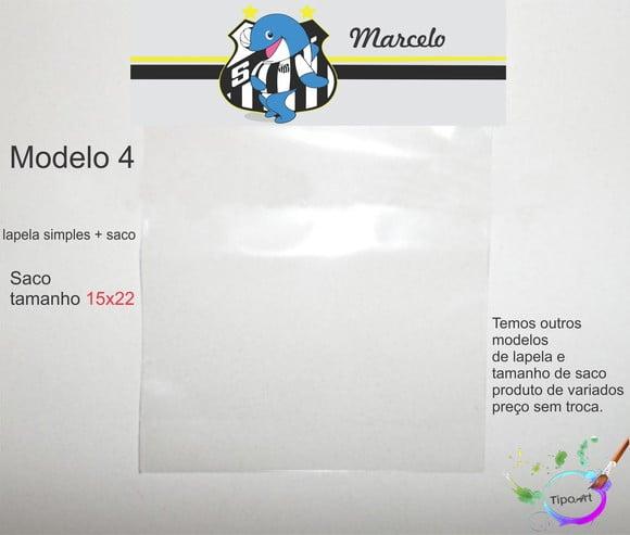 Lapela(simples) e Saco 15x22-peixe