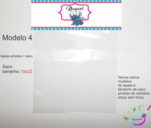 Lapela(simples) e Saco 15x22-stitch e Lilo