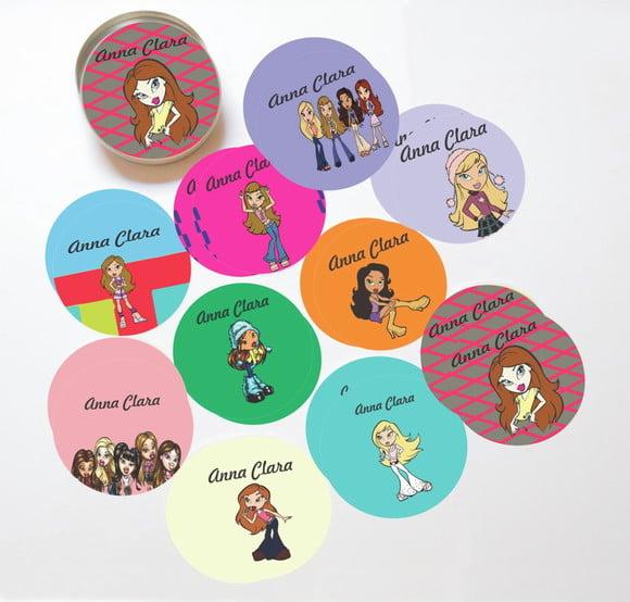 Latinha + Jogos da Memória-bratz