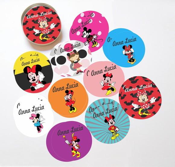 Latinha + Jogos da Memória-minnie