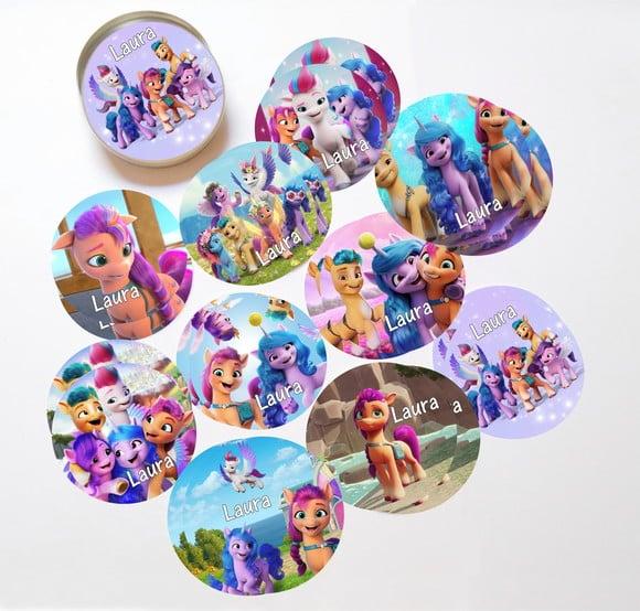 Latinha + Jogos da Memória-my Little Pony